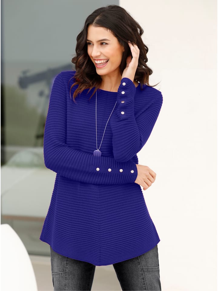 Pullover in royalblau
