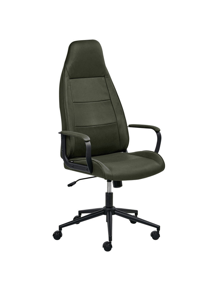 Bürostuhl REBEL in Grün/Schwarz - (W) 67 x (H) 120 x (L) 67 cm