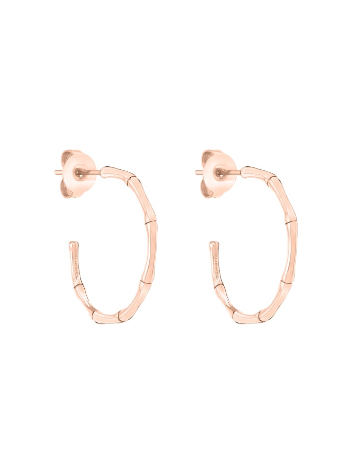 Creolen Bamboo in roségold