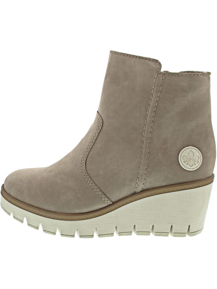 Stiefelette Beige
