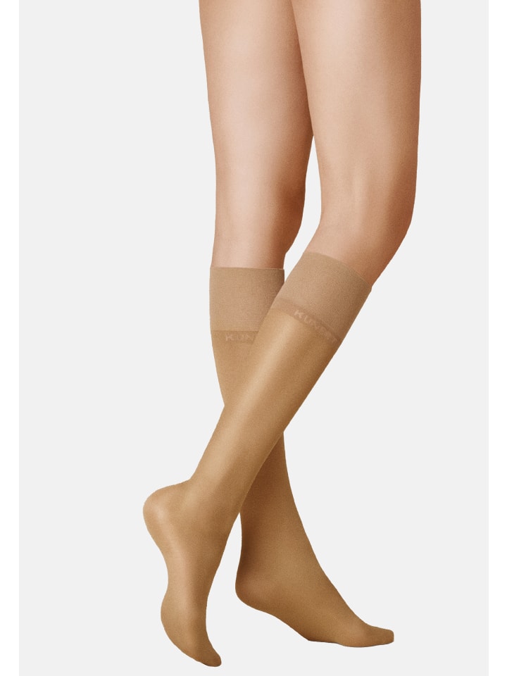 Feinkniestrümpfe Satin Look 20 glänzend in Cashmere