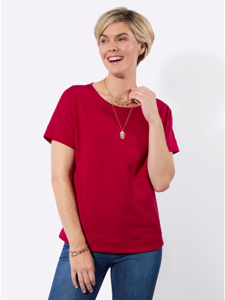 Halbarmshirt in rot