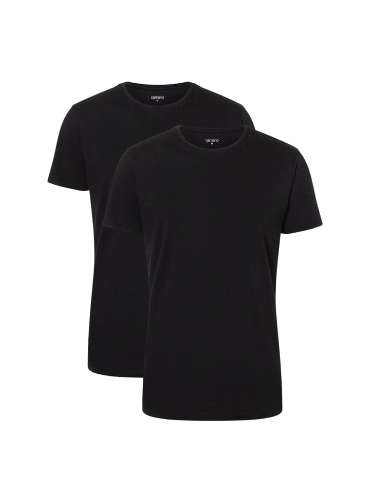 T-Shirt 2er Pack black