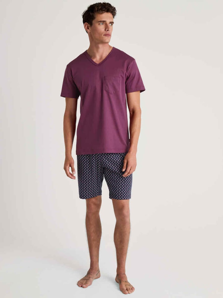 Pyjama kurz in Mulberry r