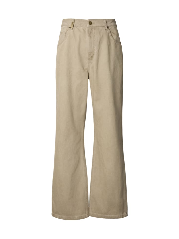Baggy & Loose in oil washed beige