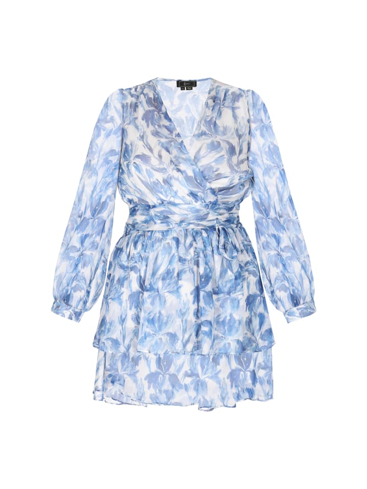 Women Dress in blue multicolor