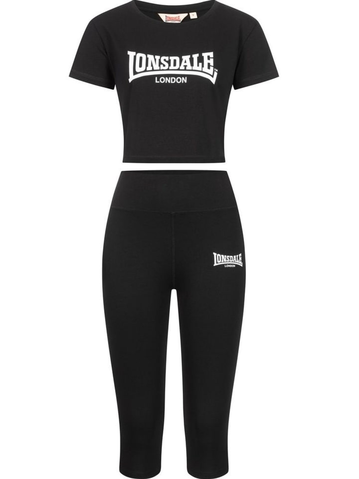 Trainingsanzug "Ixworth T-Shirt & Leggings Set" in Schwarz