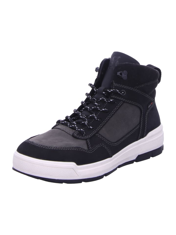 Schnürstiefel Mit Tex-Membran in schwarz
