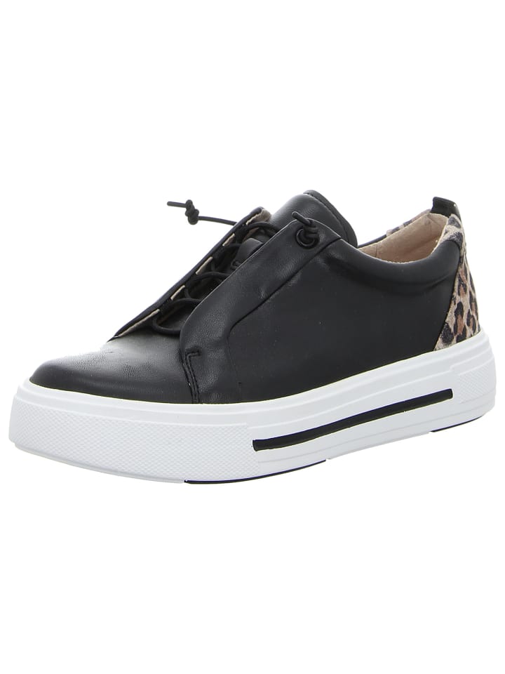 Sportlicher Schnürschuh in schwarz