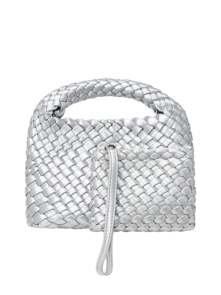 Women 2-In-1 Tote Bag Set in Silver