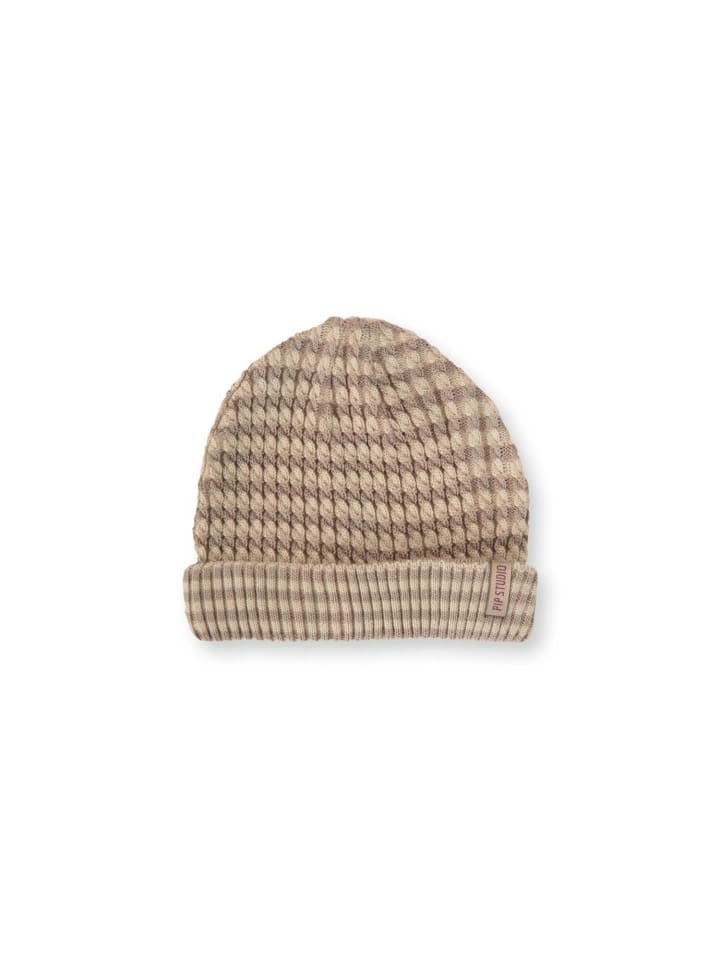 Beanie Amanda - Stripe in Sand