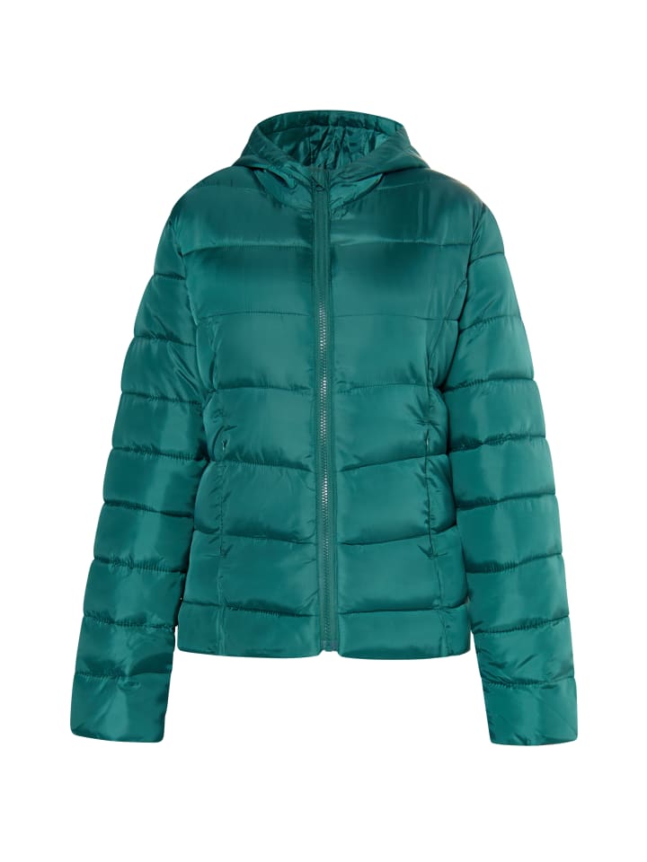 Damen Steppjacke in Dunkelgrün