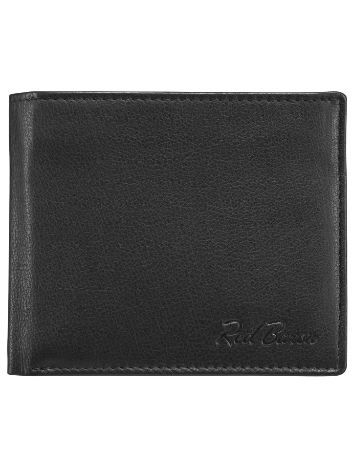 Portemonnaie in Schwarz - (L) 12 x (B) 10 cm