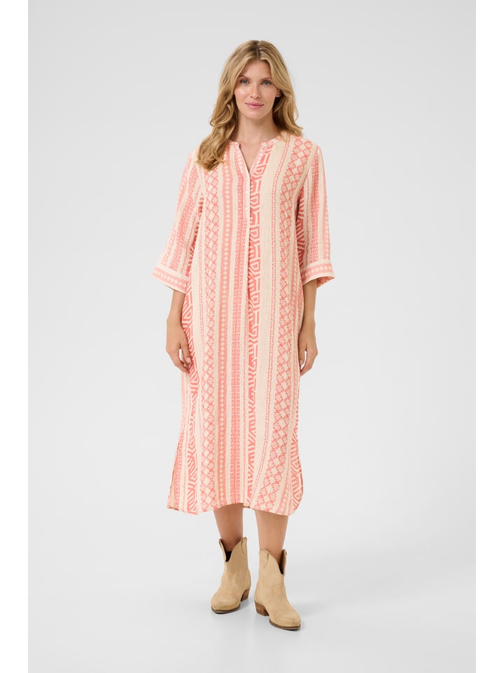Kleid CRBellis Straight fit in Ethnic Geo Porcelain Rose