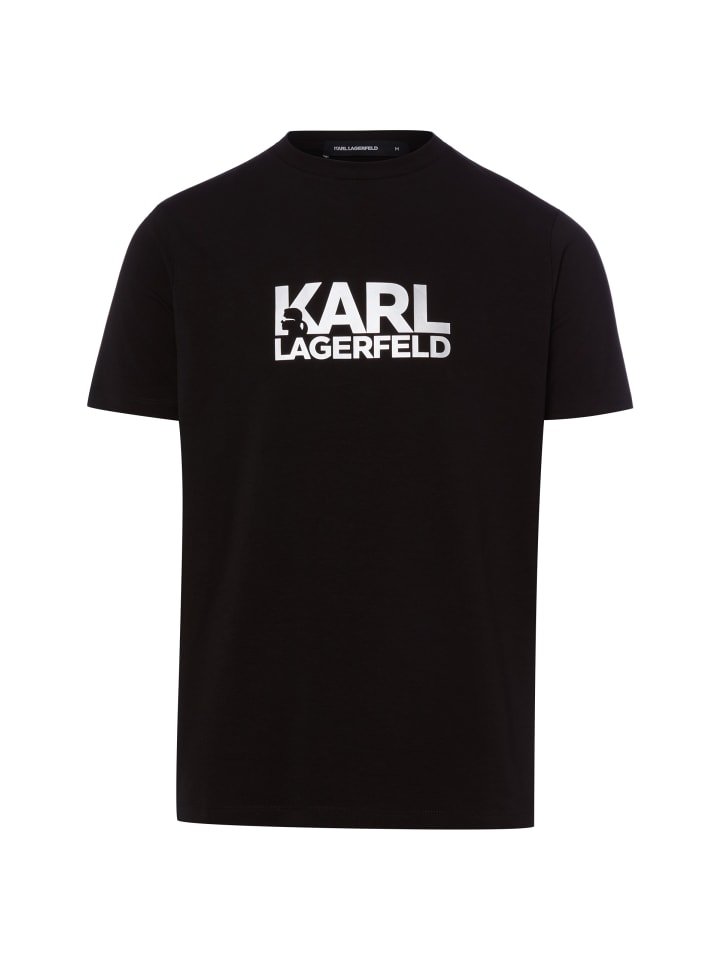 T-Shirt in schwarz silber - 0003
