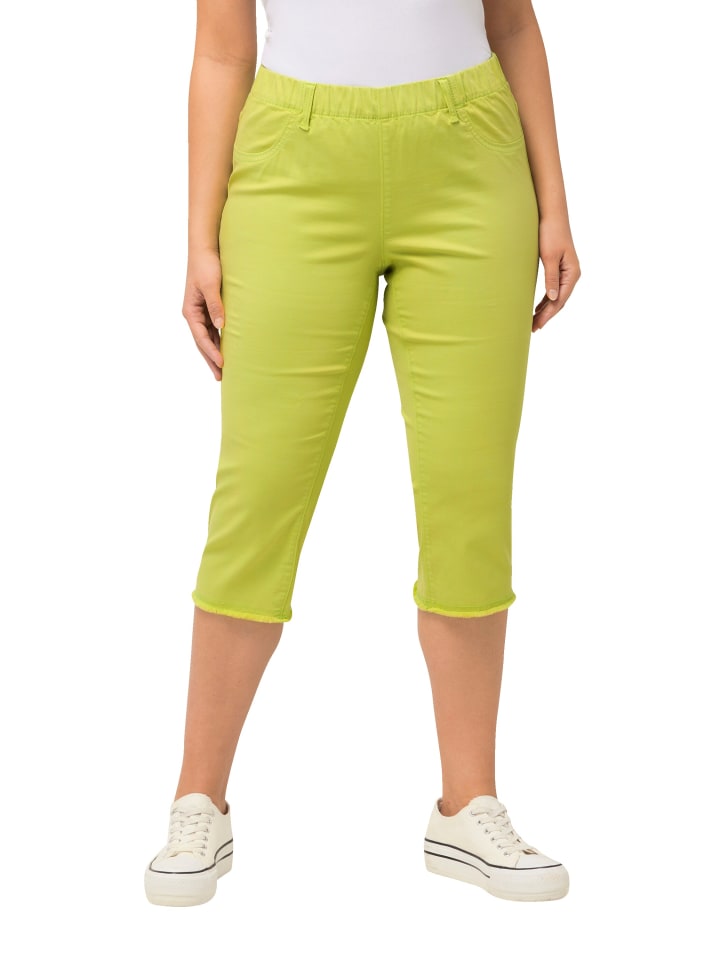 Caprihose in neongrün