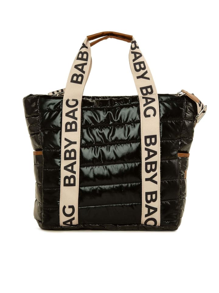 Wickeltasche - Schultertasche in Schwarz
