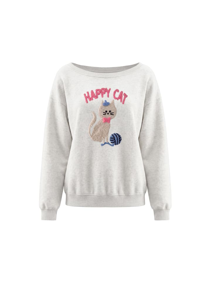 Women Sweatshirt in Offwhite