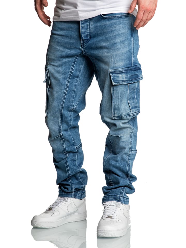 Jeans Regular Slim CARY in Hellblau