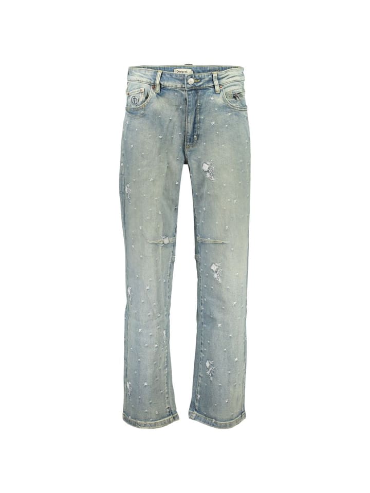 Blau Damen Jeans aus Baumwolle