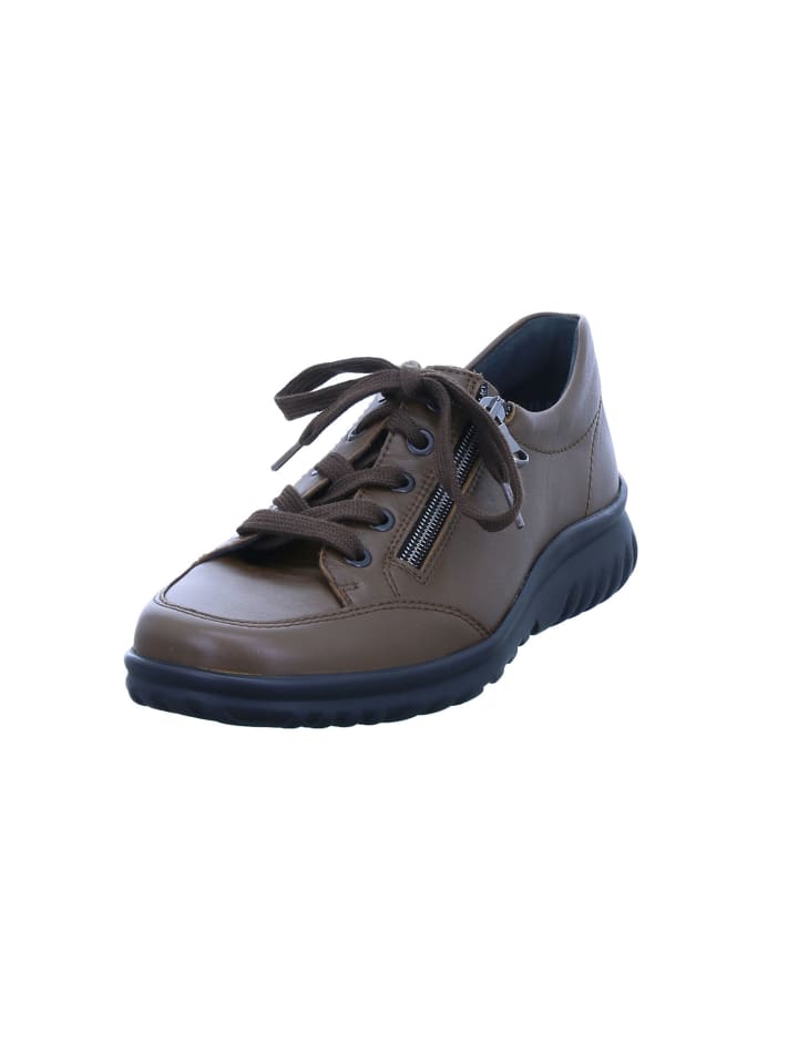 Schnürschuhe Lena in caffee