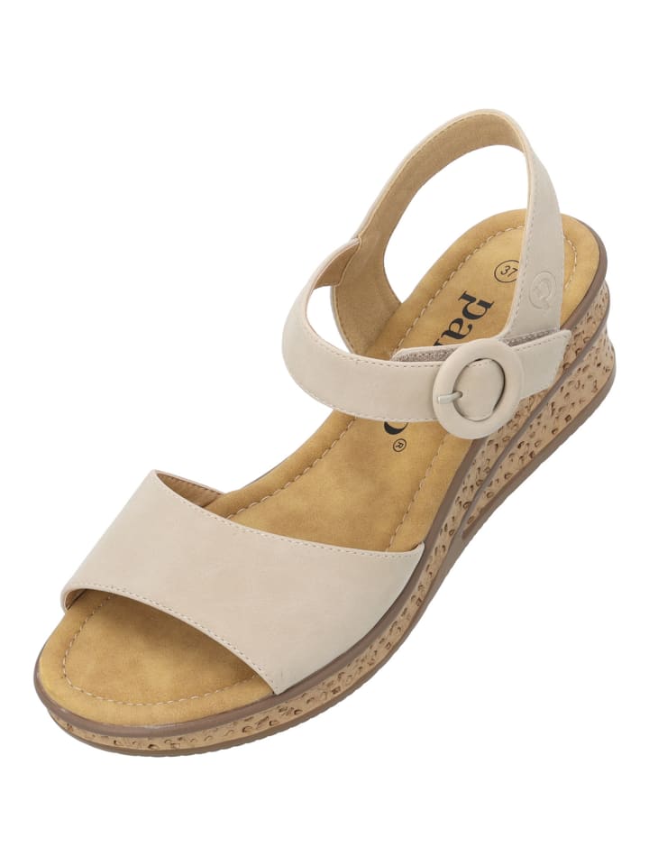 Riemchensandaletten Helys in Beige