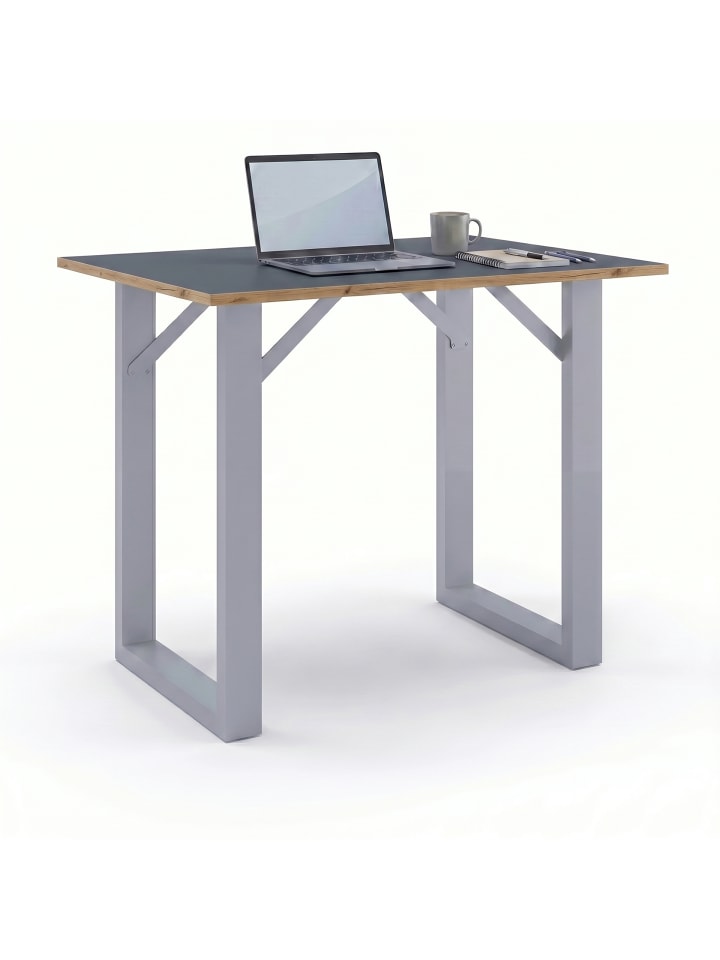 Bartisch Salia Stehtisch 110 x 80 Salia in Silber / Anthrazit