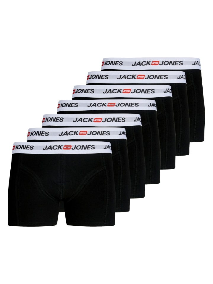 7er Pack Trunks in Schwarz