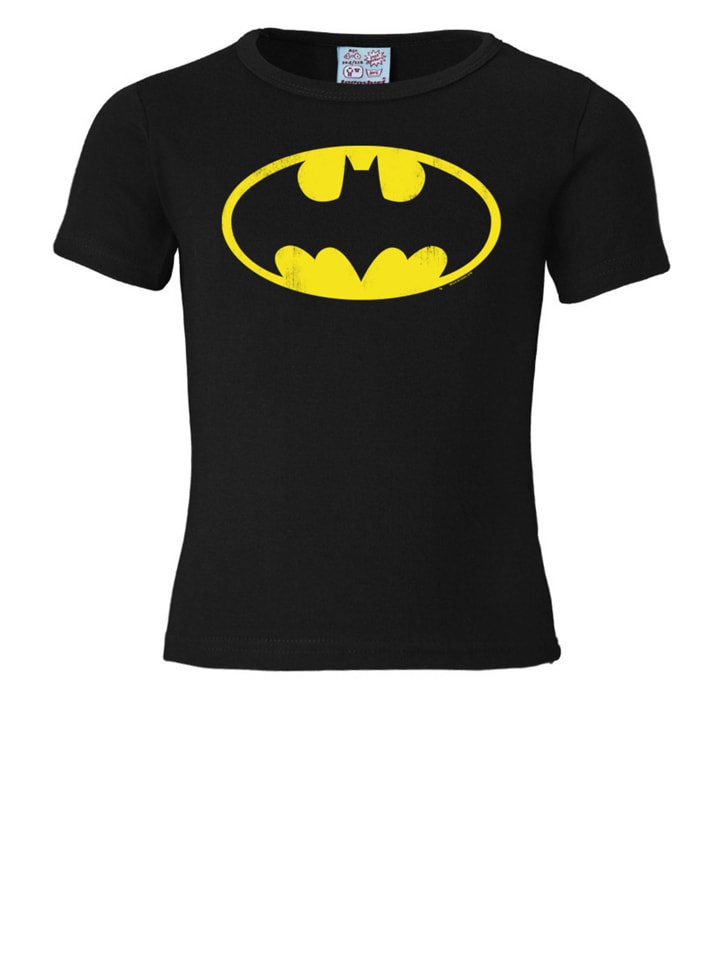 T-Shirt Batman in schwarz