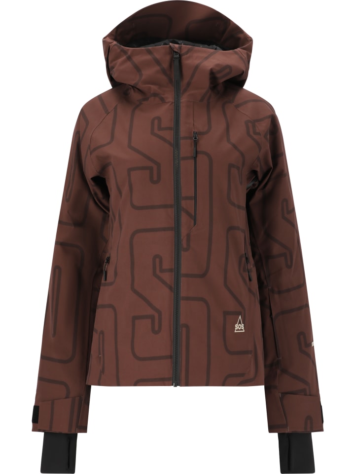 Skijacke Cervinia in 5094 Deep Mahogany