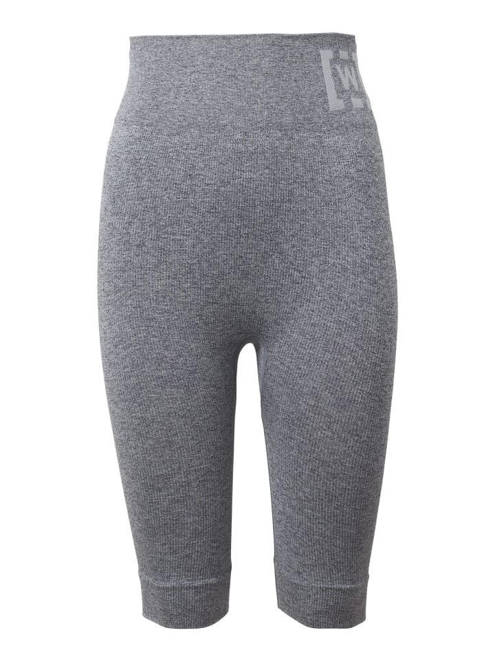 Radlerhose Slimming Bike Short in grau-mel.