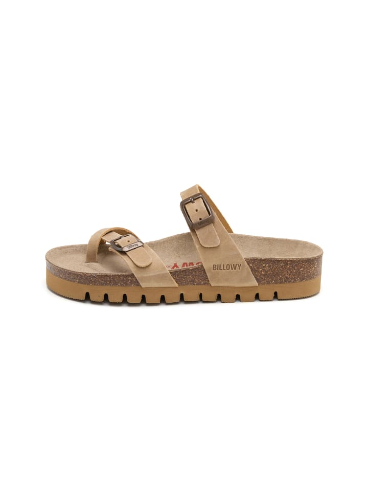 Pantoletten  in beige