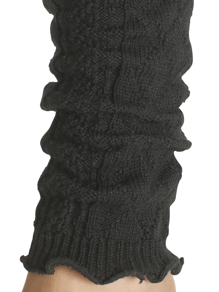 Stulpensocken in 2x schwarz