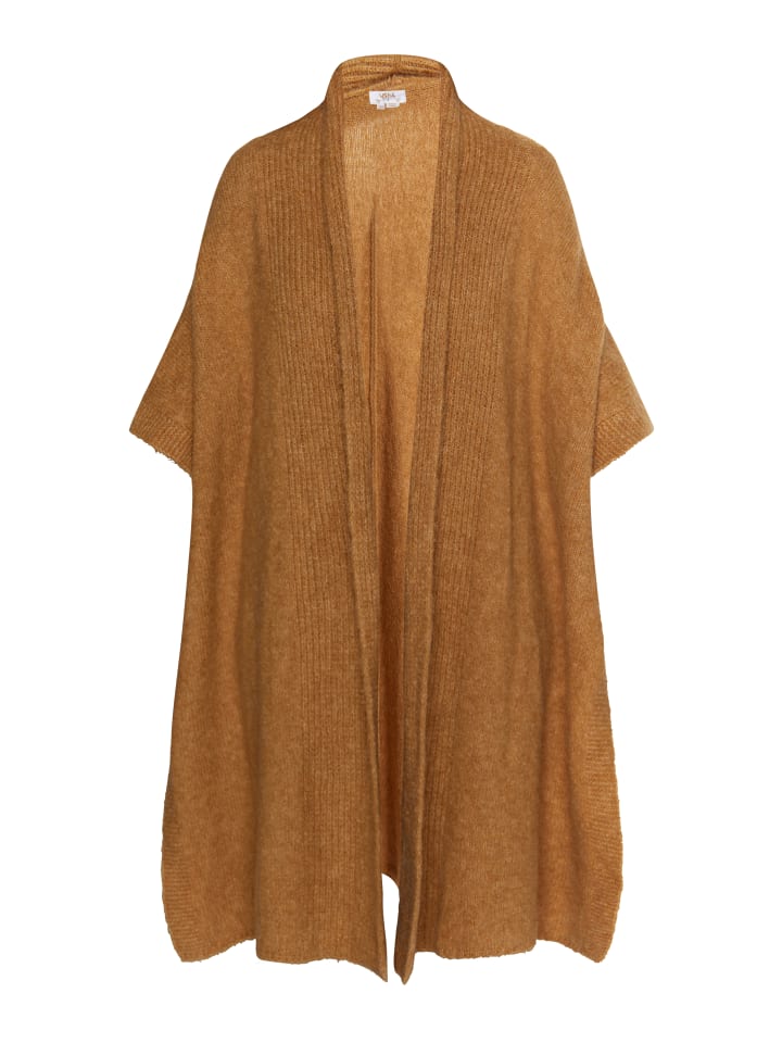 Damen Strickjacke in Kamel