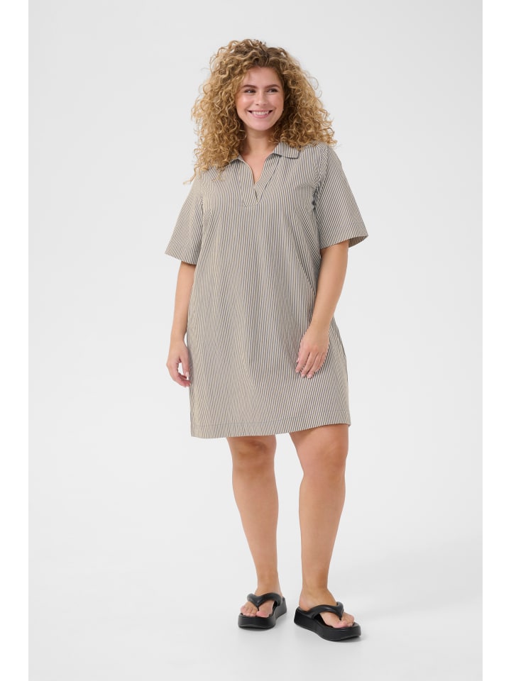 Kleid KCnana Loose fit in Midnight/White Stripe
