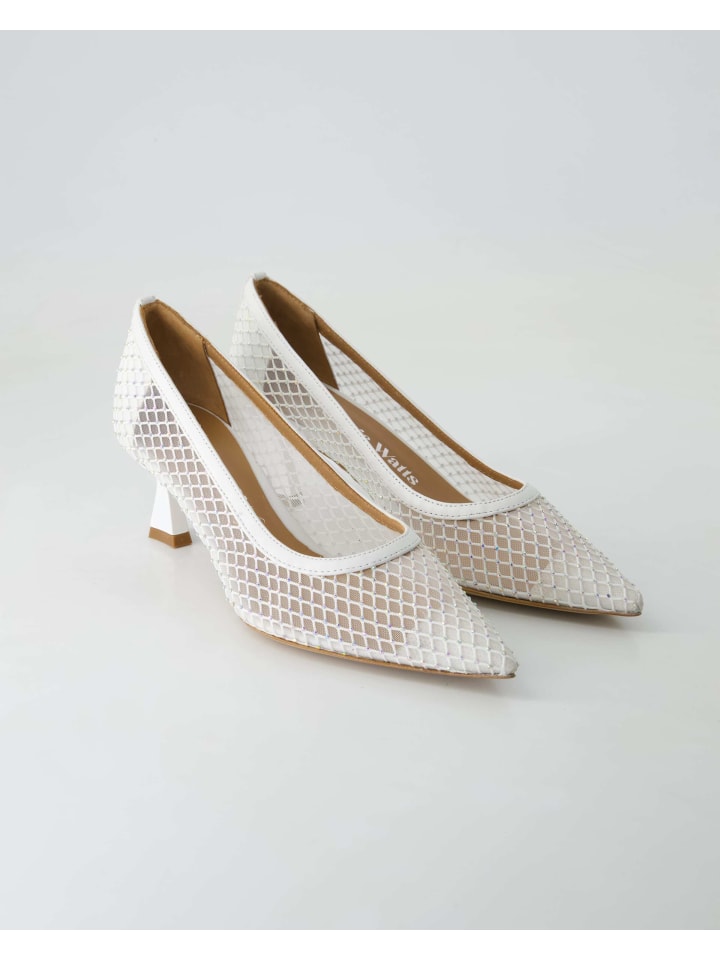 Klassische Pumps in Weiß