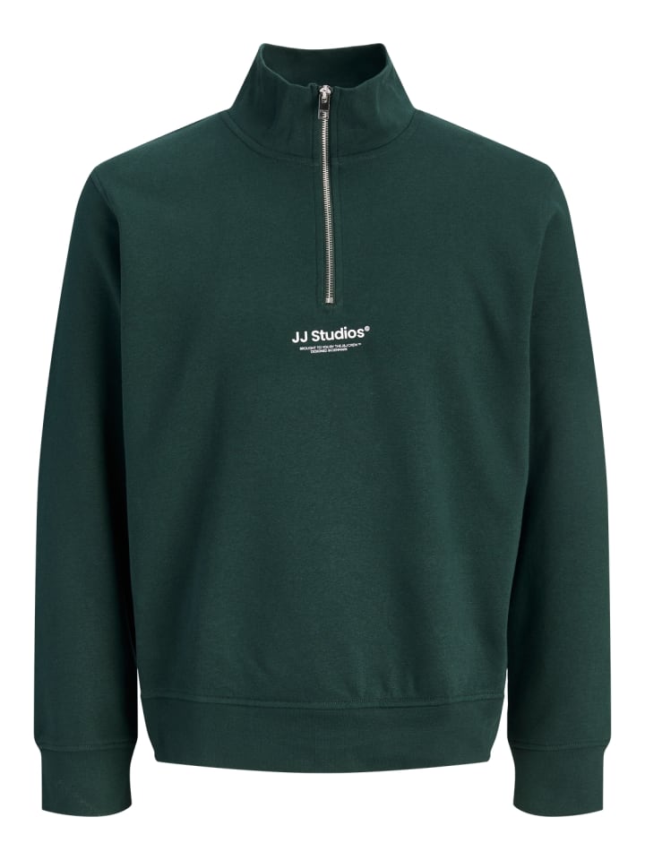 Sweatshirt Jjesoho Quarter-Zip in scarab