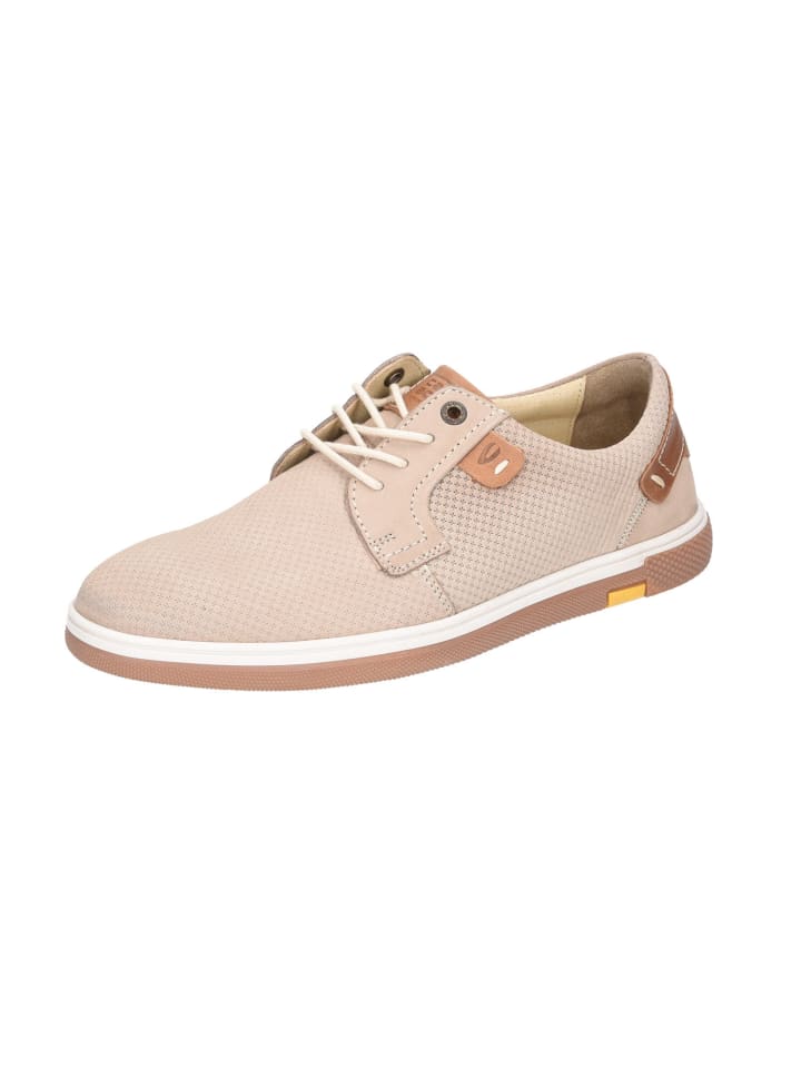 Schnürschuh in beige