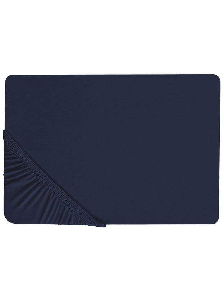 Bettlaken HOFUF in Blau - (W) 140 x (H) 25 x (L) 200 cm