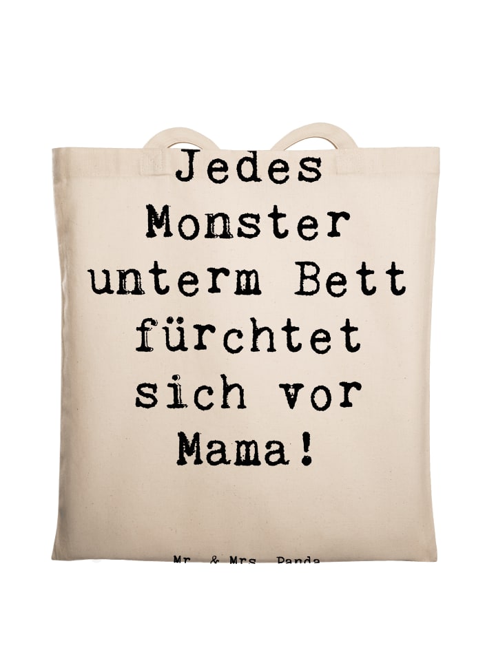 Tragetasche Mama Mut mit Spruch in Creme
