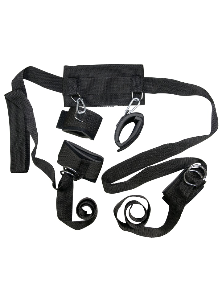 Fessel-Set All-Over in schwarz