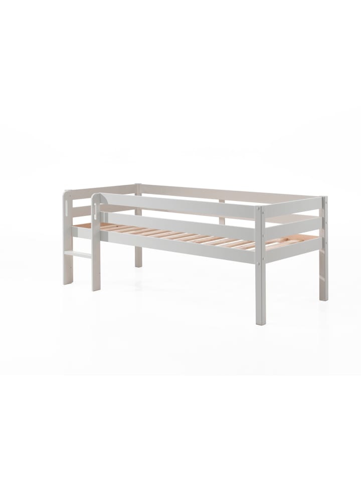 KOJENBETT Karolina 208x83x105 aus Massivholz in Weiß