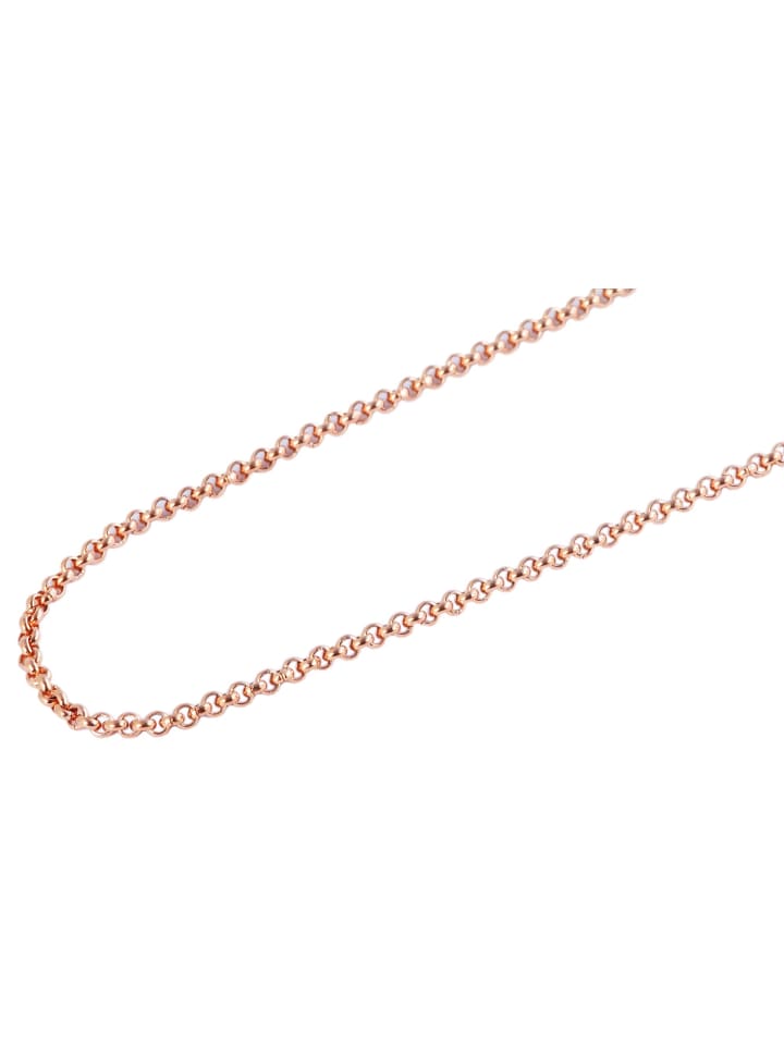Unisex Halskette – Erbskette aus Edelstahl 50 cm in gold