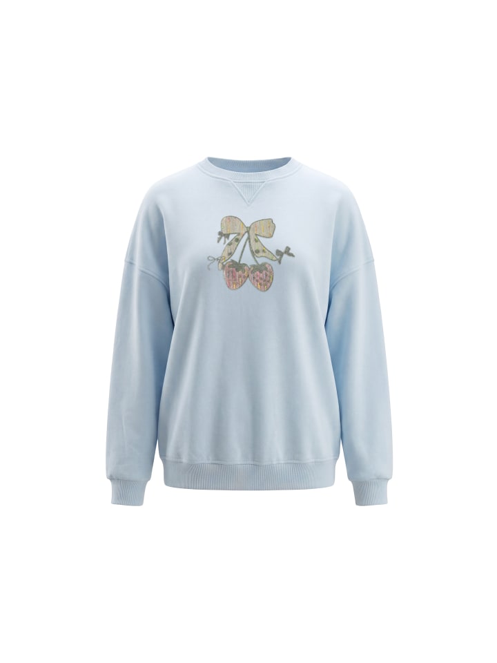 Women Sweatshirt in Light Blue
