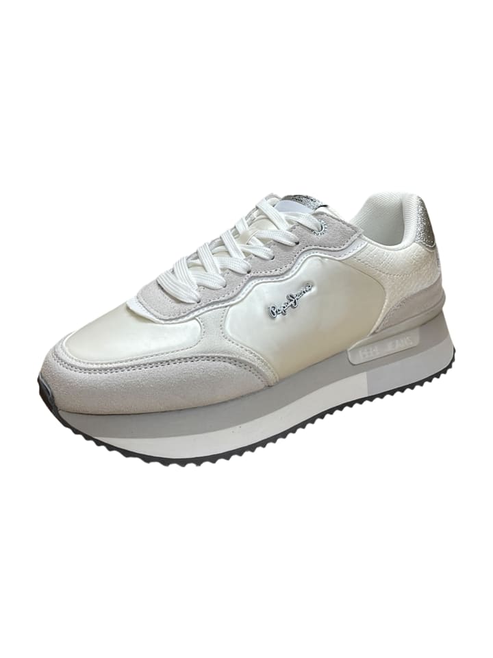 Sneaker Wedges in Weiß
