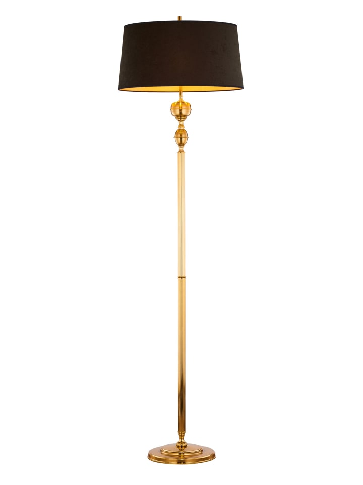 Stehlampe (B)50 x (L)50 x (H)177 cm in Gold Schwarz
