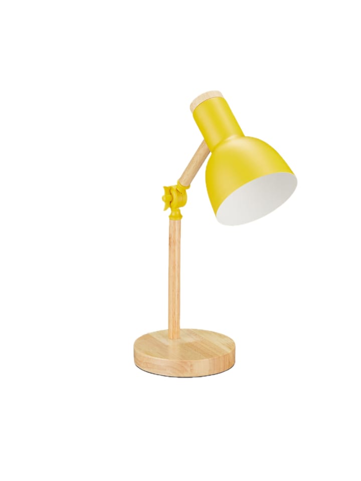 Schreibtischlampe in Gelb
