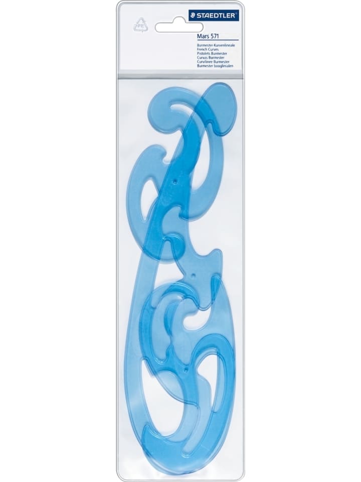 Burmester Kurvenlineale 3-tlg. Etui