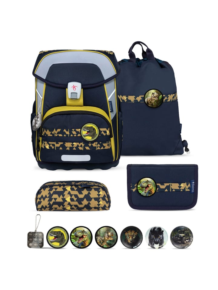 Premium Maxi Plus Explorer Schulranzen Set 5tlg.