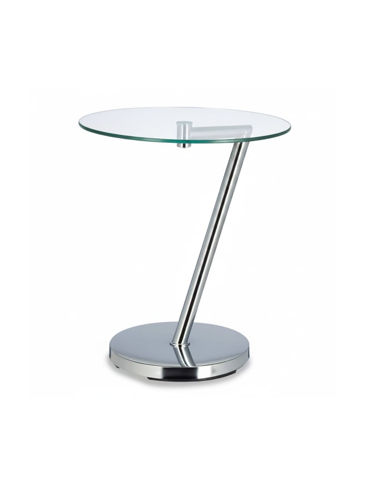 Kaffeetisch in Silber - (B)45 x (H)52 x (T)45 cm